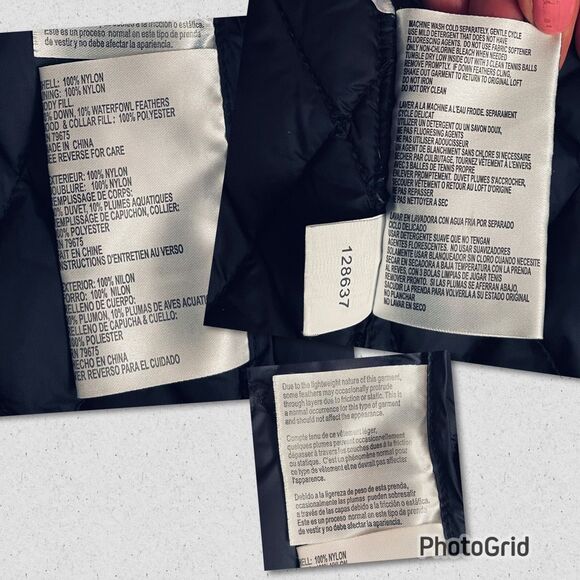 NWT Gorgeous Black MICHAEL KORS L Packable Quilted Goose Down Puffer Jacket - Picture 8 of 16